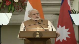 Exchange of Agreements & Press Statement: Visit of Prime Minister of Nepal to India