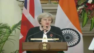 Exchange of Agreements & Press Statements : Visit of PM of the United Kingdom to India
