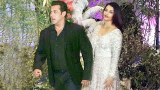 Salman Khan And Aishwarya Rai At Sonam Kapoor's Wedding Reception