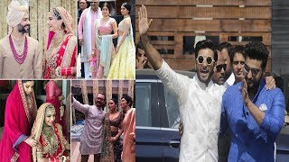 Bollywood Celebritie at Sonam Kapoor and Anand Ahuja's wedding ceremony