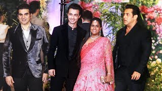 Salman Khan Family At Sonam Kapoor's Wedding Reception