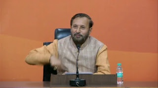 Press Conference by Shri Prakash Javadekar at BJP Central Office, New Delhi