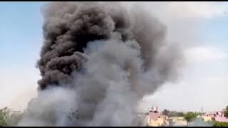Ghaziabad: Fire broke out in slum area of Indirapuram's Kanawani