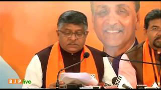 Shri RS Prasad spells out 22 years of good governance and development of BJP govt in Gujarat