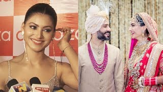 Urvashi Rautela Reaction On Sonam Kapoor Anand Ahuja Wedding