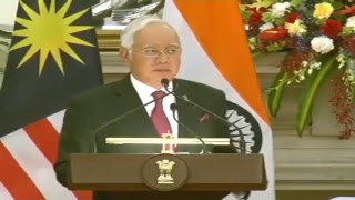 Exchange of Agreements & Press Statements: State visit of Prime Minister of Malaysia to India