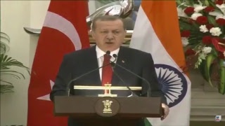 Exchange of Agreements & Press Statements: State visit of President of Turkey to India