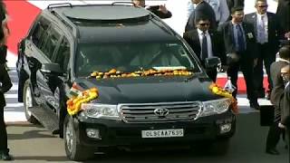 PM Modi receives Israeli PM Netanyahu at Ahmedabad Airport, Gujarat