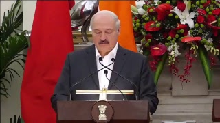 Exchange of Agreements and Press Statements: State visit of President of Belarus to India
