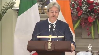 Exchange of Agreements & Press Statements: State Visit of Prime Minister of Italy to India