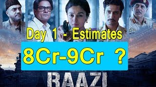 Raazi Collection Estimates Day 1