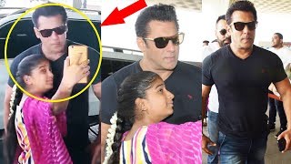 Little Girl Breaks Security To Click Selfie With Salman Khan