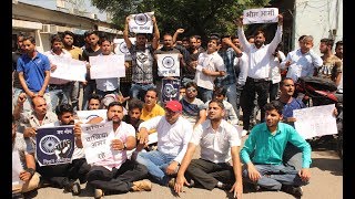 Protest held against atrocities on dalits