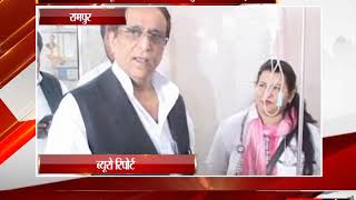 रामपुर -   बलात्कार पीड़ित मासूम को अस्पताल देखने पहुंचे - tv24