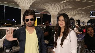 Newly Wed Himesh Reshammiya With Wife Sonia Kapoor Leaves To Dubai For Honeymoon