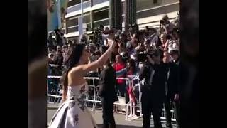 Mallika Sherawat Flaunting Her Beautiful Look At Red Carpet Of Cannes Film Festival 2018
