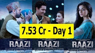 Raazi Box Office Collection Day 1