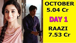 Raazi Movie Beats October Day 1 Collection