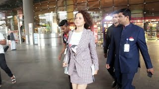 Kangana Ranaut Returns From CANNES 2018, Spotted At Airport