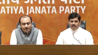 Joint press conference by Syed Shahnawaz Hussain & Dr. Sudhanshu Trivedi