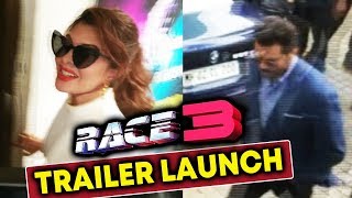 Jacqueline Fernandez And Anil Kapoor GRAND ENTRY AT RACE 3 TRAILER LAUNCH