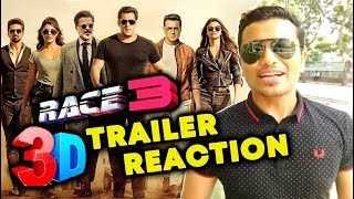 RACE 3 TRAILER 3D | HONEST REACTION | Salman Khan | 5/5 STAR | BLOCKBUSTER FILM