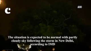 Strong winds and dust storm hit Delhi