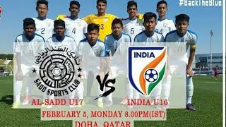 India u16 Vs Al Saad u17 1-0 | Rohit danu goal |