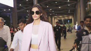 Sonam Kapoor RETURNS From CANNES 2018, Spotted At Airport