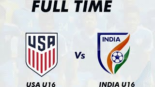 India U16 vs USA U16 || Sportschain cup 2018 0-1 || Full Match Highlights & Analysis