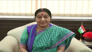 (Chinese subtitled) Message by External Affairs Minister Sushma Swaraj on 2nd IDY