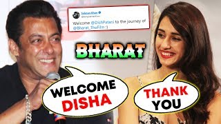 Salman Khan REACTION On Working With Disha Patani In BHARAT