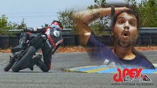 REACTING TO MY FIRST TIME ON THE TRACK