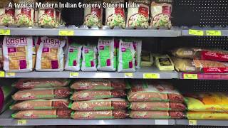 A typical Modern Indian grocery Store in India