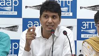 AAP Chief Spokesperson Briefs Media on How our MLA's are been Humiliated by LG & Delhi Police