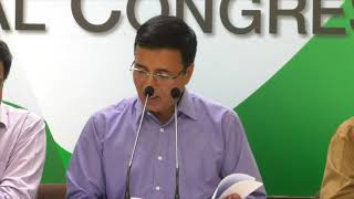 AICC Press Briefing by Randeep Surjewala on Appointment of Pro-Tem Speaker in Karnataka Assembly