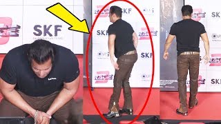 Salman Khan Was In PAIN During RACE 3 Trailer Launch, This Video Will Melt Your Heart