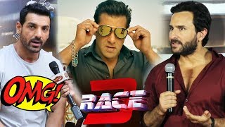 Saif Ali Khan And John Abraham's Shocking Reaction On Salman Khan's RACE 3