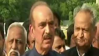Ghulam Nabi Azad addresses media after BS Yeddyurappa resigns as CM