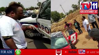 ANCHOR LOBO CAR ACCIDENT IN JANGAON DIST | Tv11 News | 21-05-2018