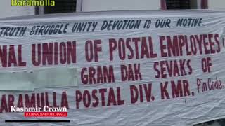 Post Office Employees Held Protest,Demanding Pay Commission Implementations