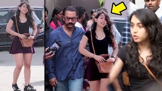 Aamir Khan With His Gorgeous Daughter Ira Khan And First Wife Reena Dutta At Mehboob Studio