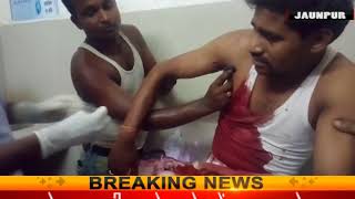 जौनपुर में बदमाशों ने पुलिस को दी चुनौती, एक व्यक्ति को मारी गोली