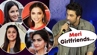 Ranbir Kapoor TALKS On His Ex Girlfriends At Sanju Trailer Launch