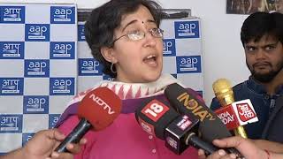 AAP Leader Atishi Marlena Briefs Media on CBI raid at Satyendra Jain's House