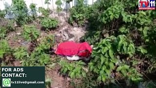 WOMENS  DEAD BODY  IN GUNNY BAG AT  KANCHILI SRIKAKULAM TV11 NEWS 14TH APR 2017