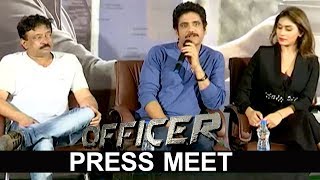 Officer Movie Press Meet | Nagarjuna | Ram Gopal Varma | Myra Sareen