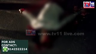 YOUTH DIED IN ROAD ACCIDENT AT PURANAPUL  TV11 NEWS 23RD APR 2017