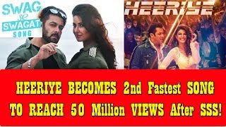 Heeriye Becomes 2nd Fastest Song To Reach 50 Million Views After Swag Se Swagat