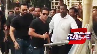 Salman Khan's Macho Entry At Allah Duhai Hai Song Launch | RACE 3